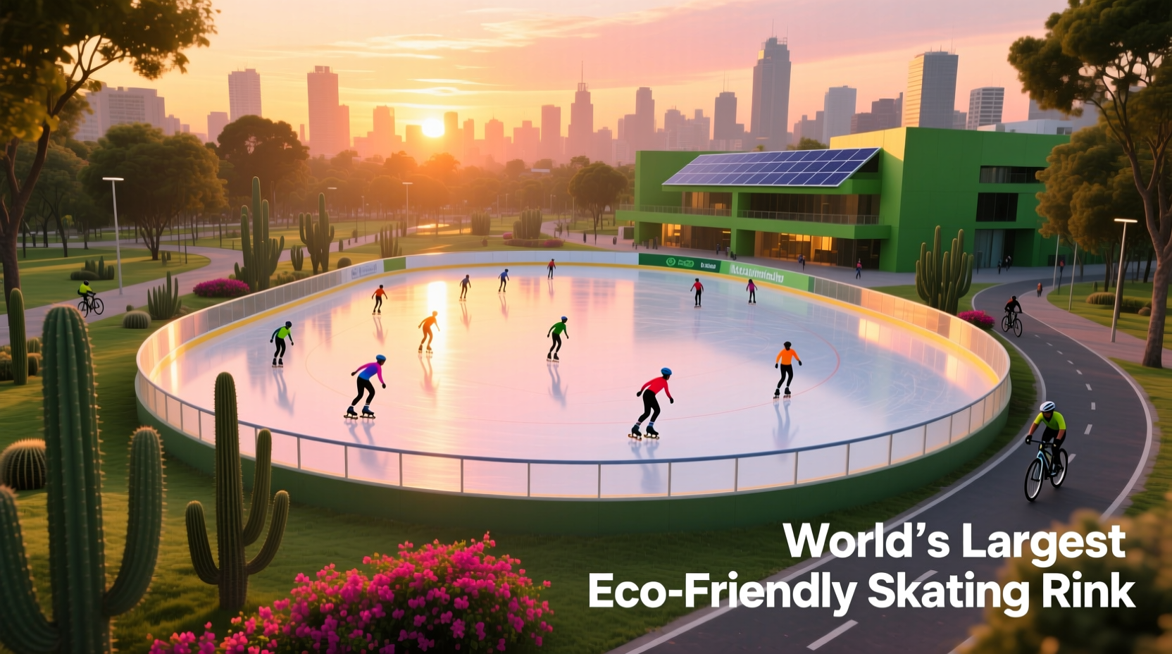 Mexico City’s Eco-Friendly Skating Rink: World’s Largest – Budget Travel Guide