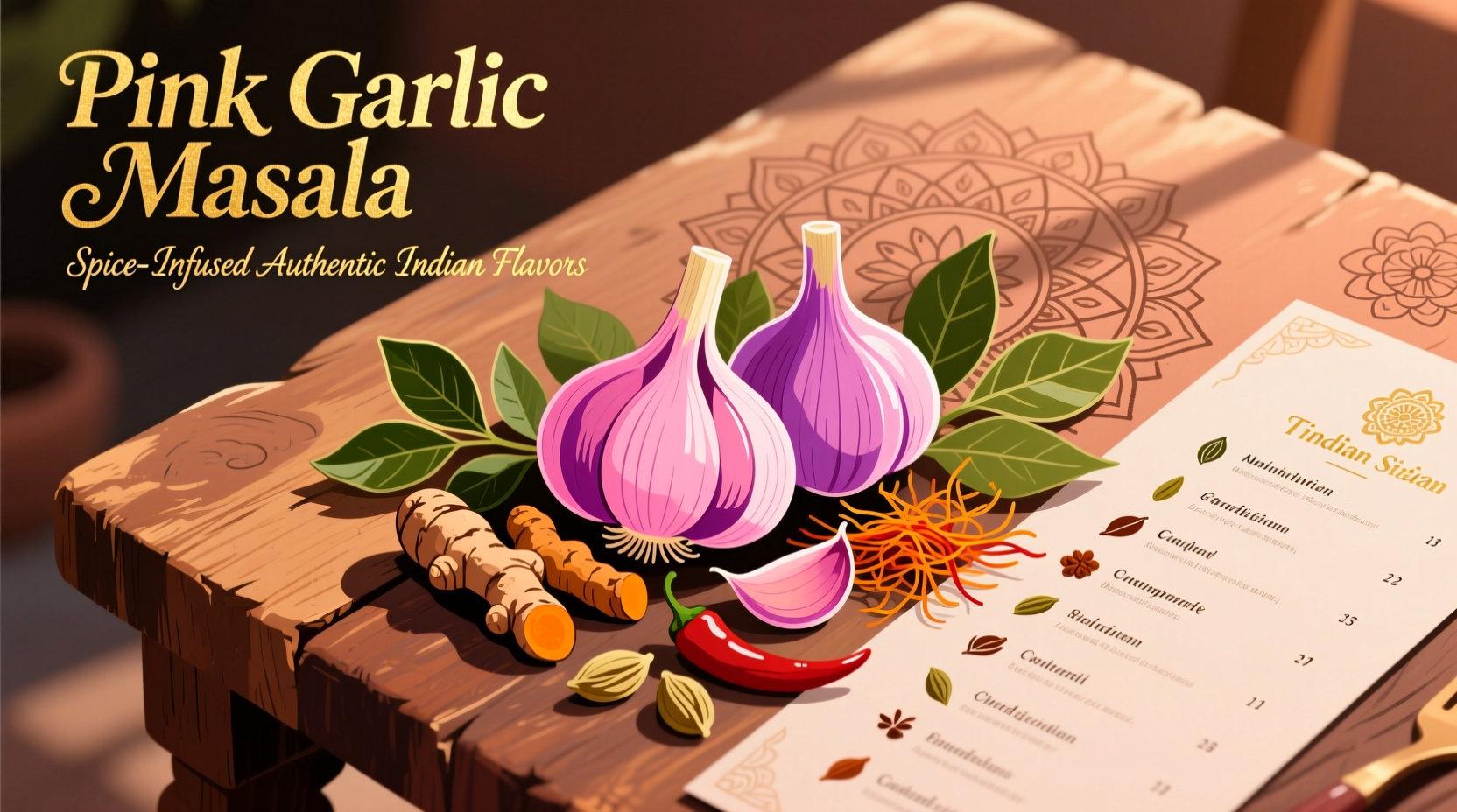 Pink Garlic in Indian Cuisine: Facts vs. Menu Myths