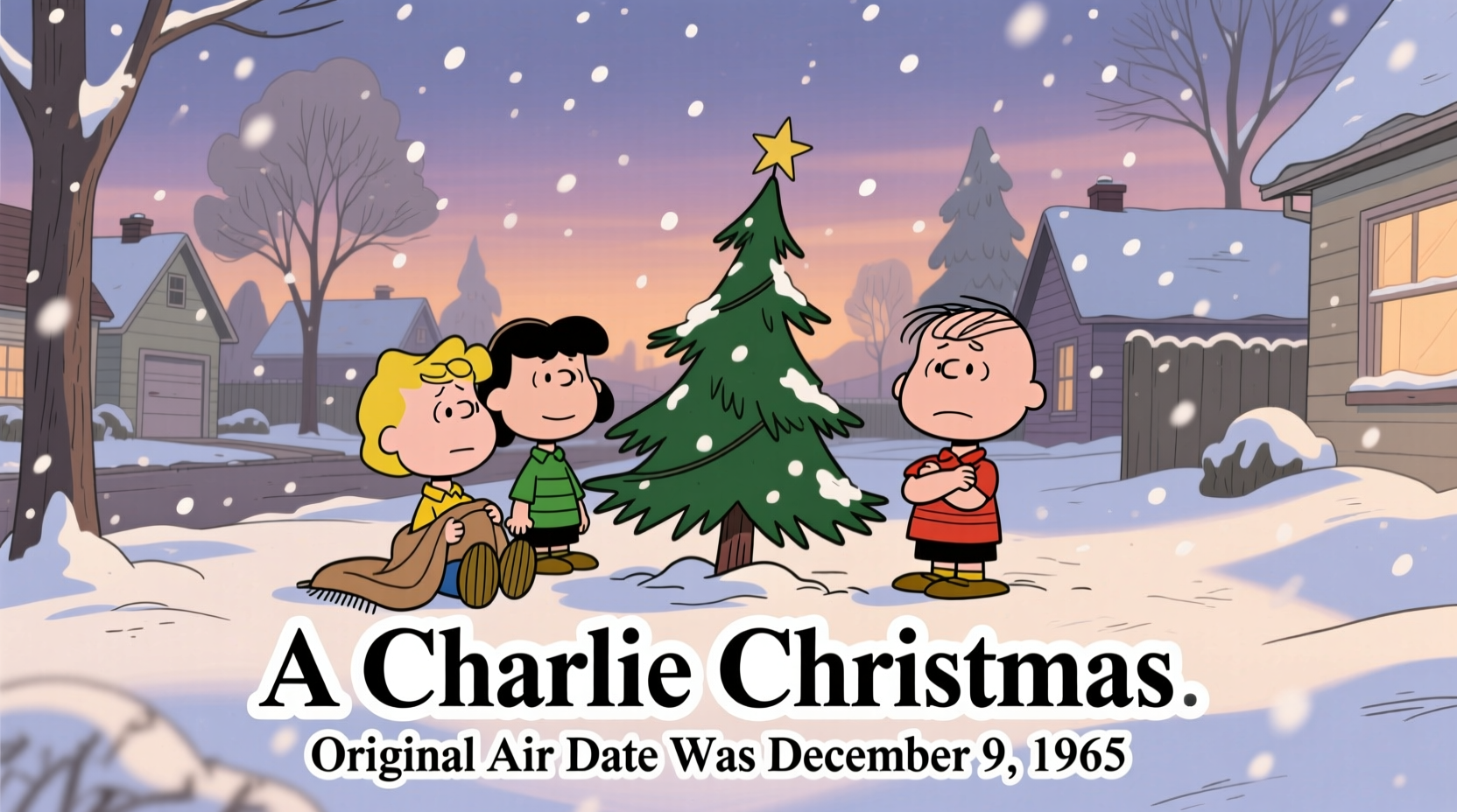 a charlie brown christmas original 1965 airing