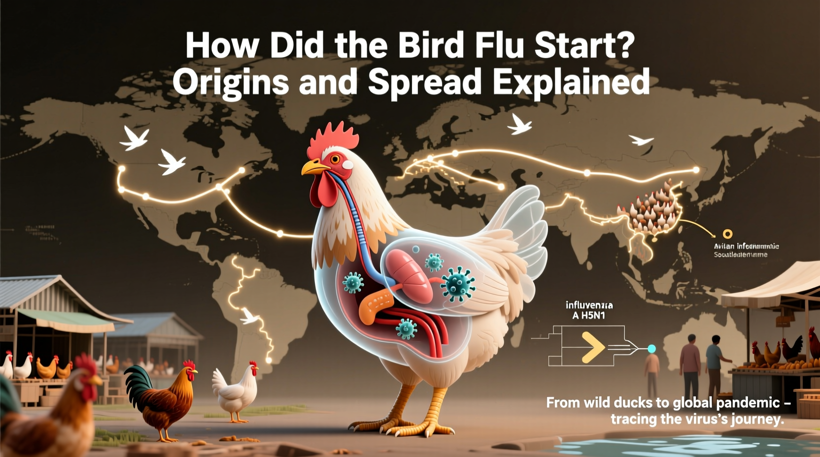 how did the bird flu start