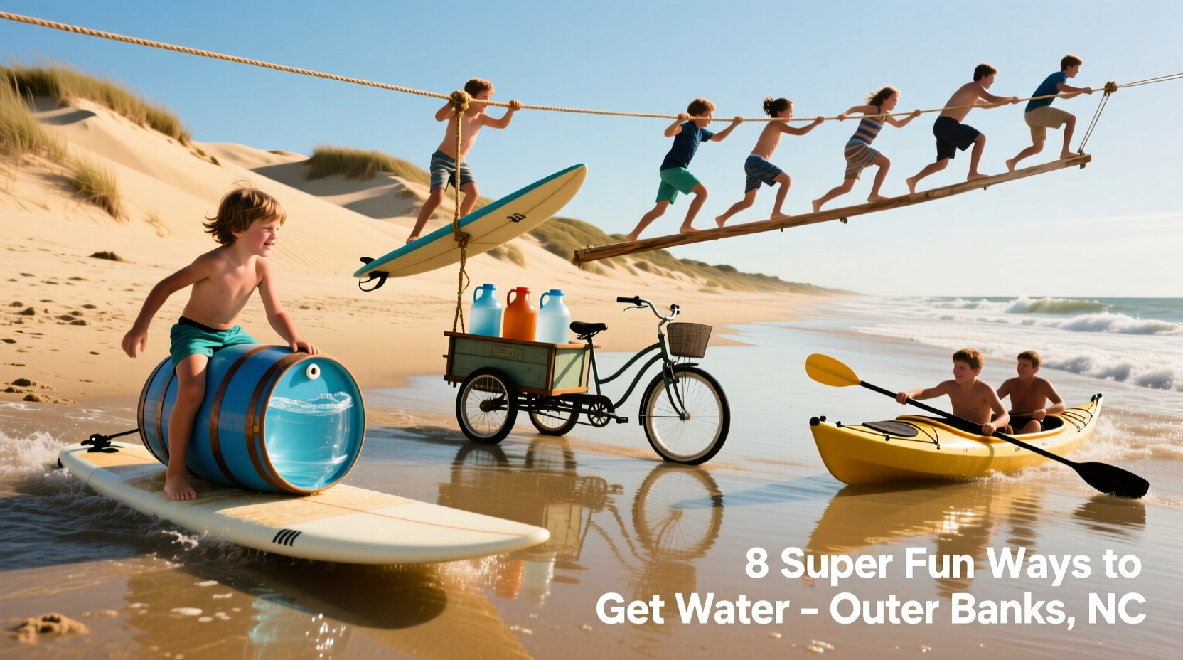8 Super Fun Ways to Get Water in the Outer Banks, NC — Transport & Logistics Guide