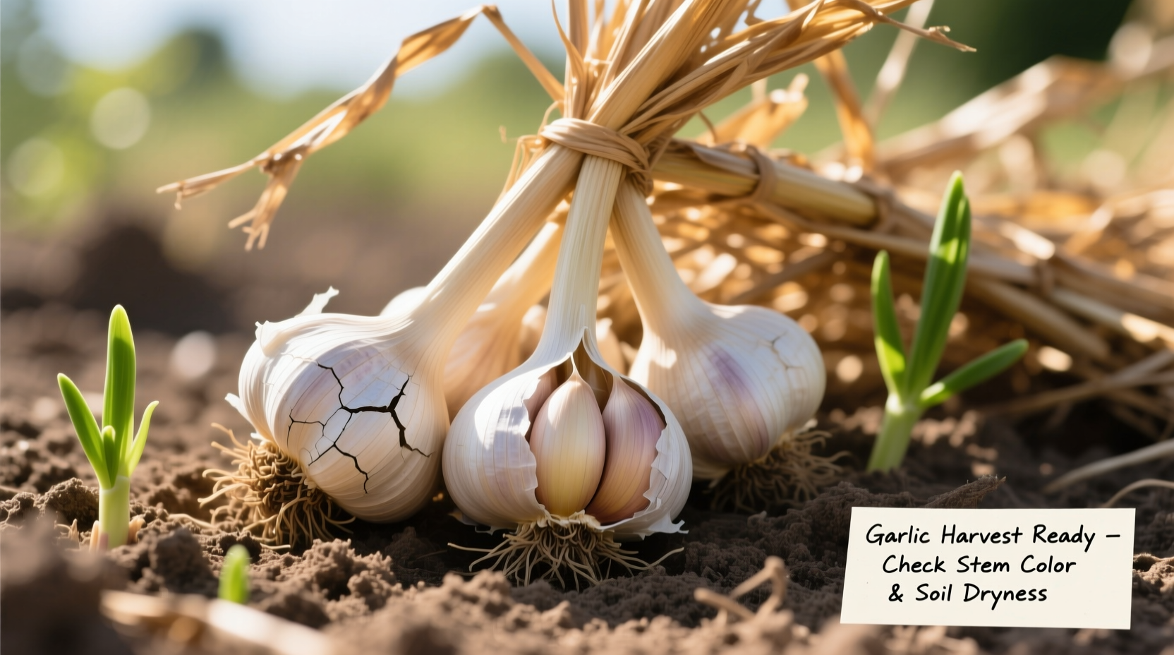 How to Tell When Garlic Is Ready to Harvest: 3 Key Indicators
