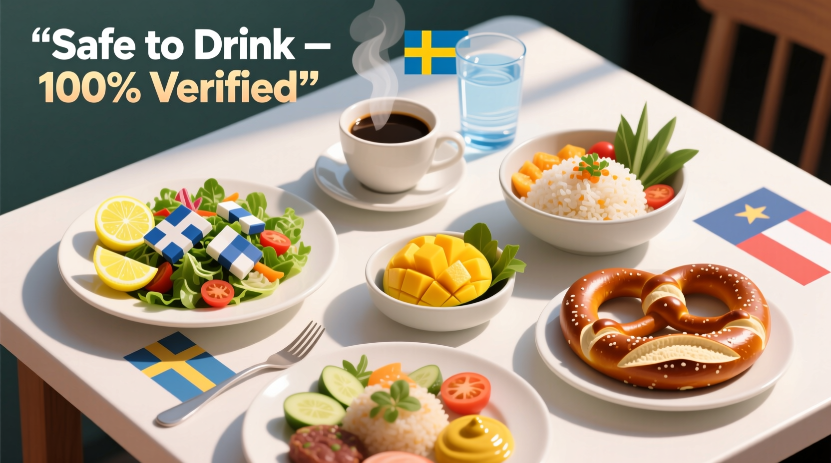 Infographic: Countries Where You Can Safely Drink Tap Water