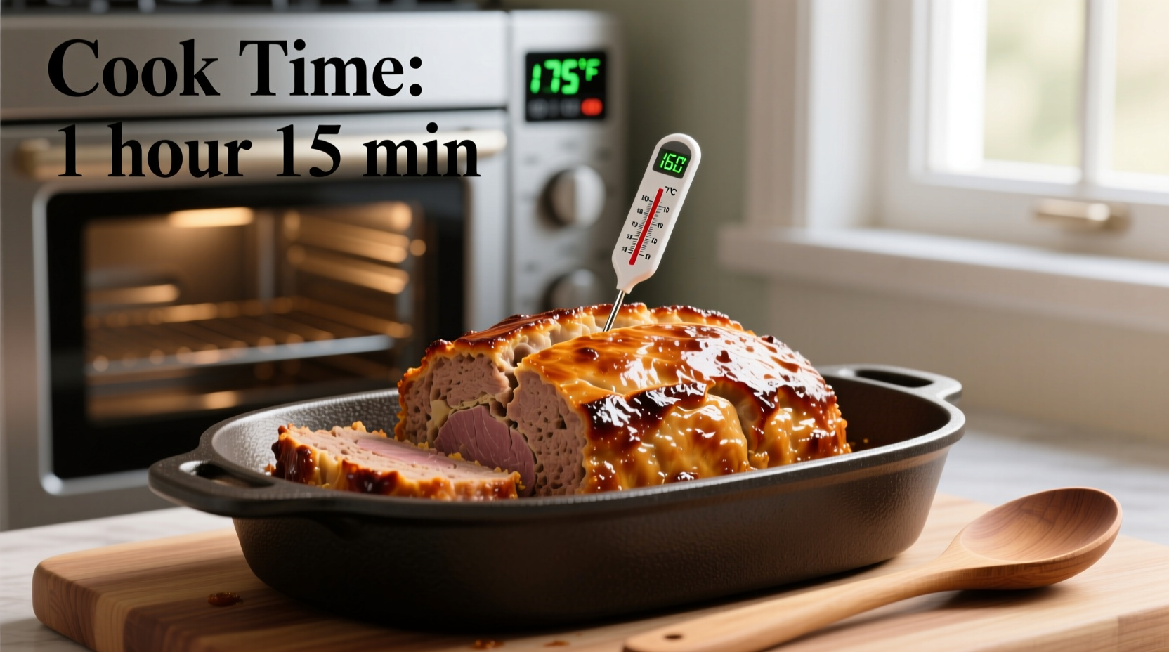 how long should meatloaf be cooked