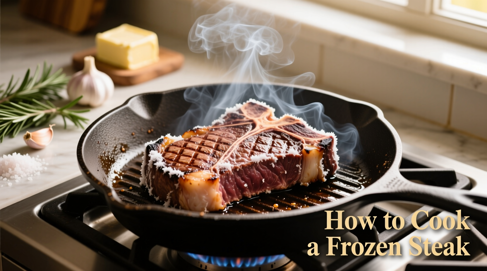 How to Cook Frozen Steak Perfectly in 45 Minutes