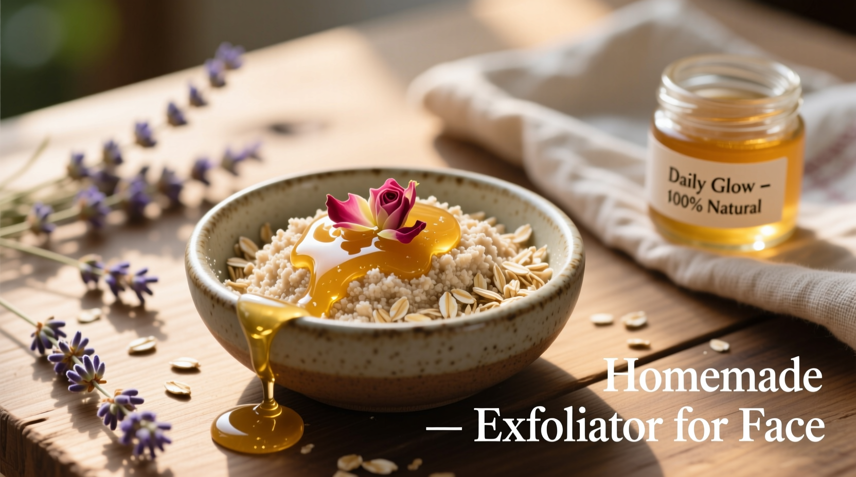 homemade exfoliator for face