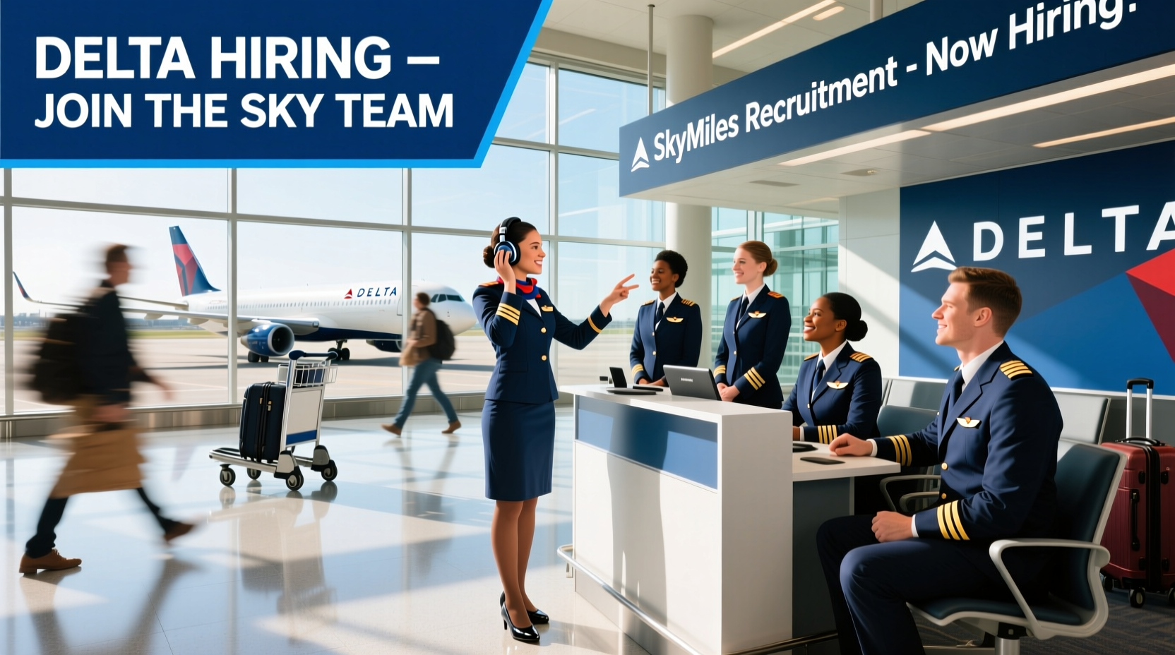 Delta Hiring Flight Attendants Transport Guide: How to Get There
