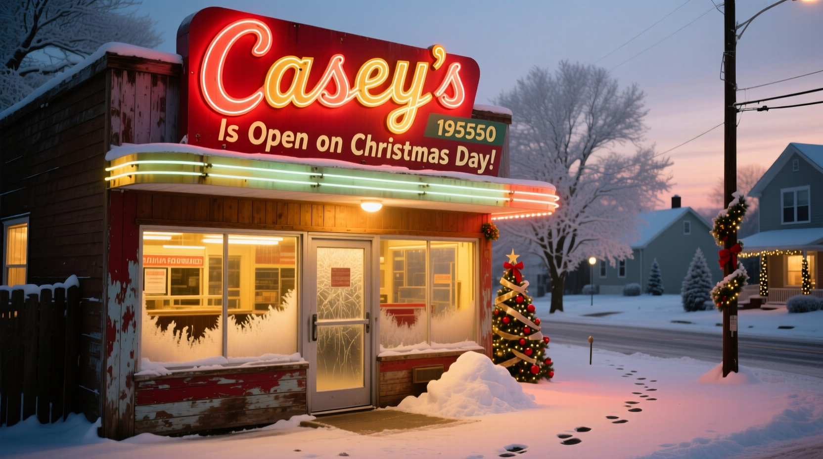 is caseys open on christmas
