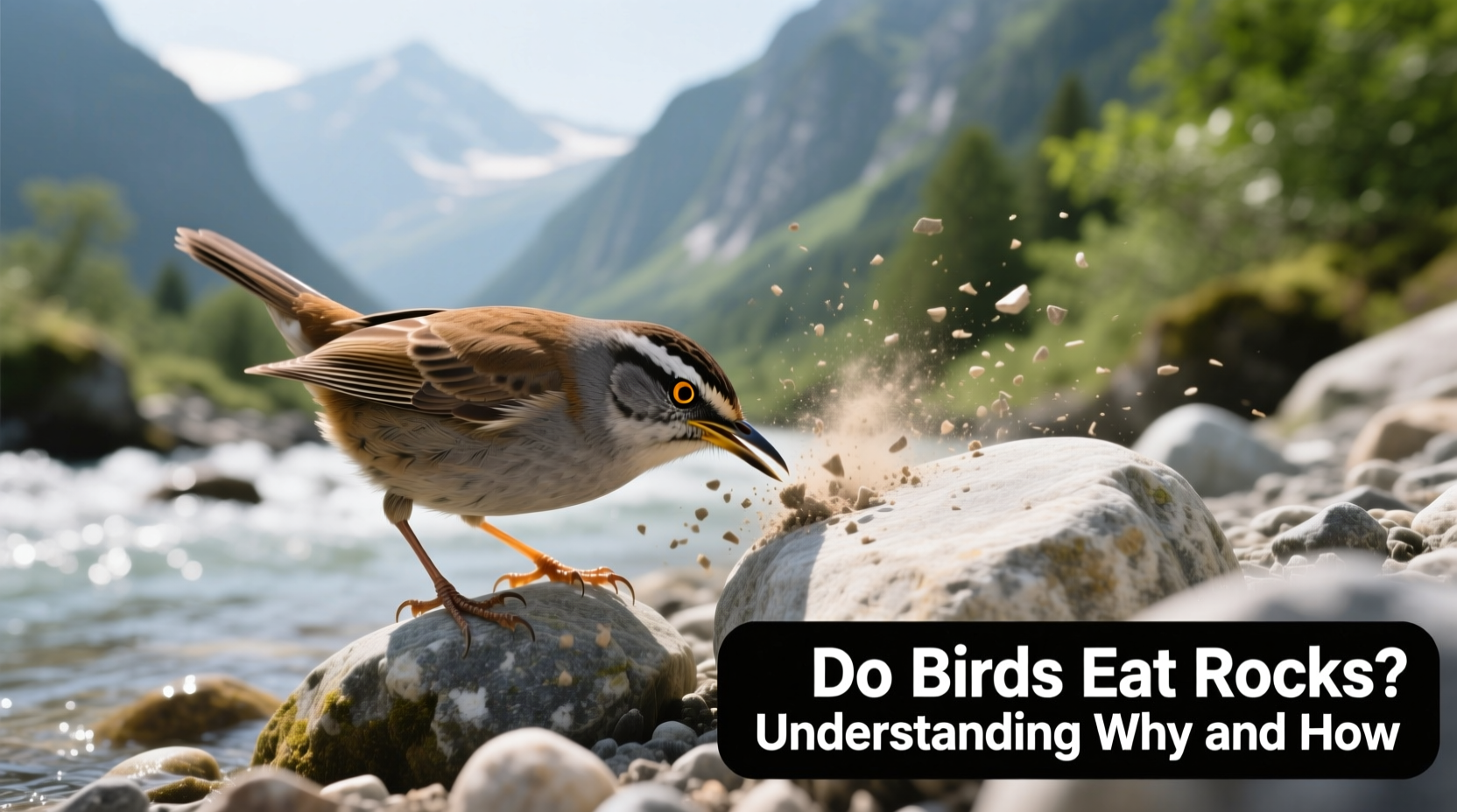 do birds eat rocks
