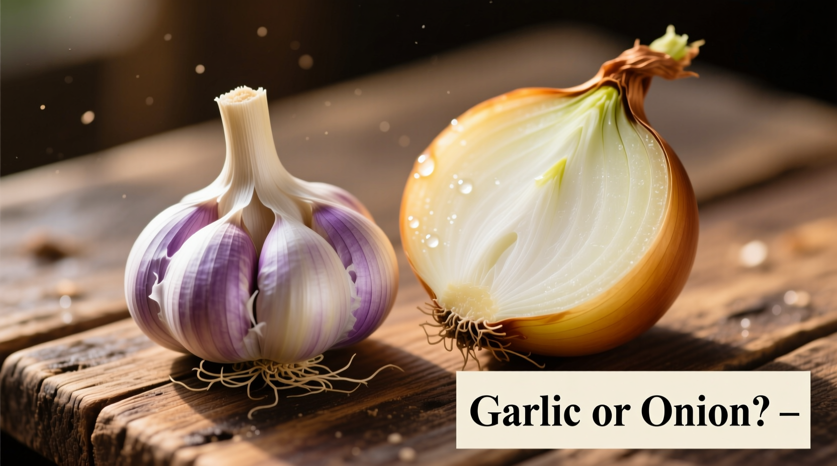 garlic or onion