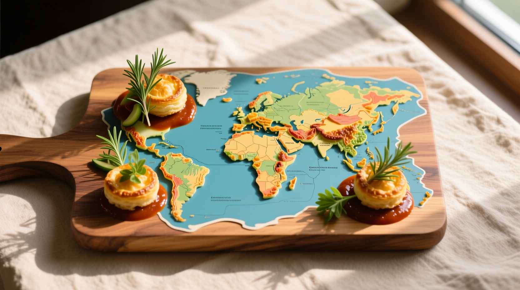 Map Shows Perfect Weather: How to Time Your Food Travel Right