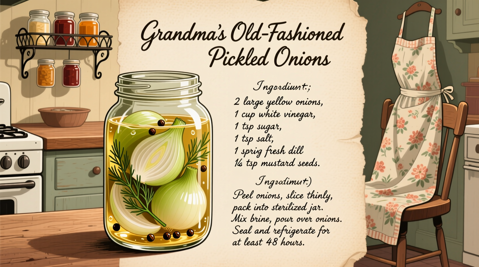 Authentic Old Fashioned Pickled Onion Recipe: Victorian Method