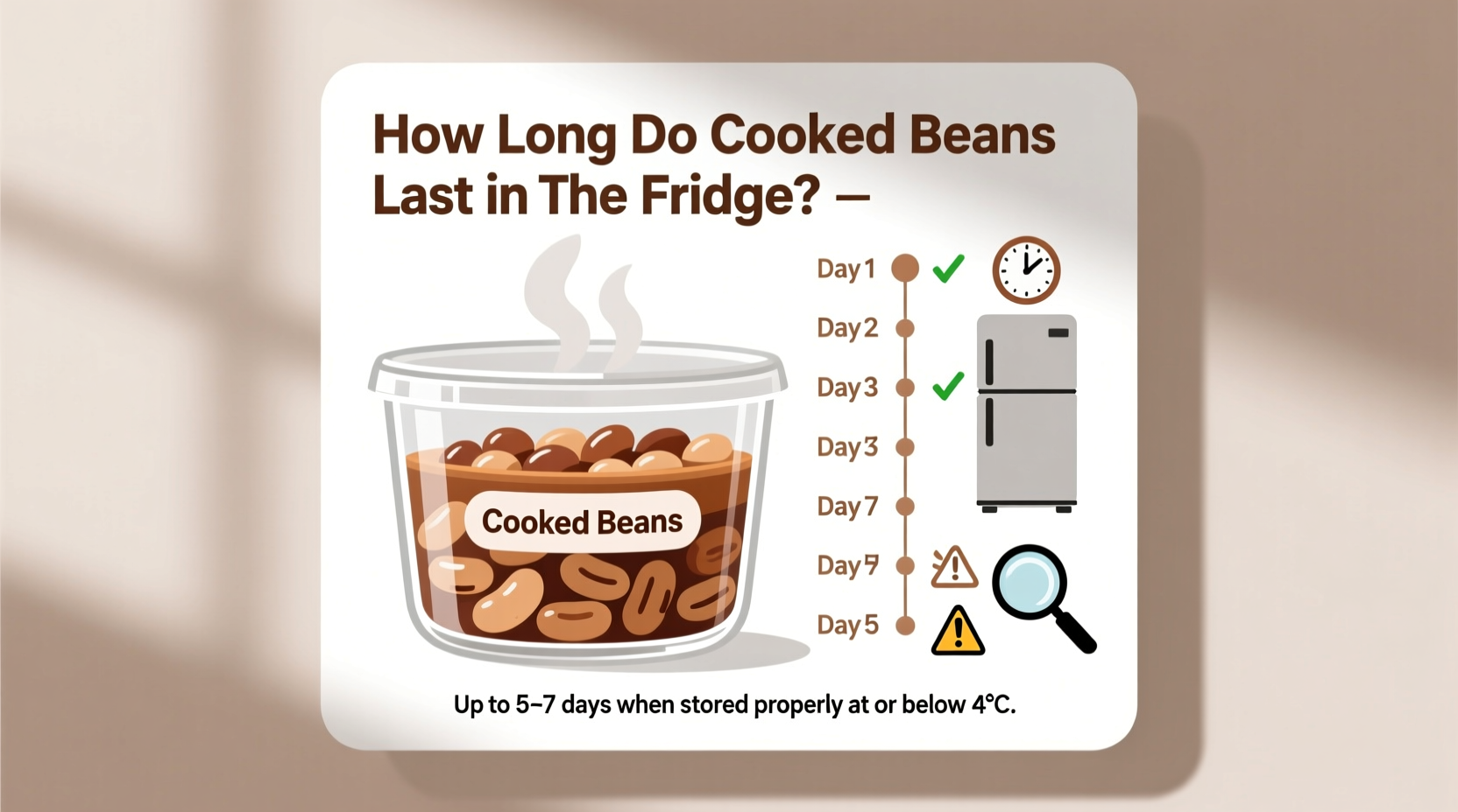 How Long Do Cooked Beans Last in the Fridge: 3-5 Days