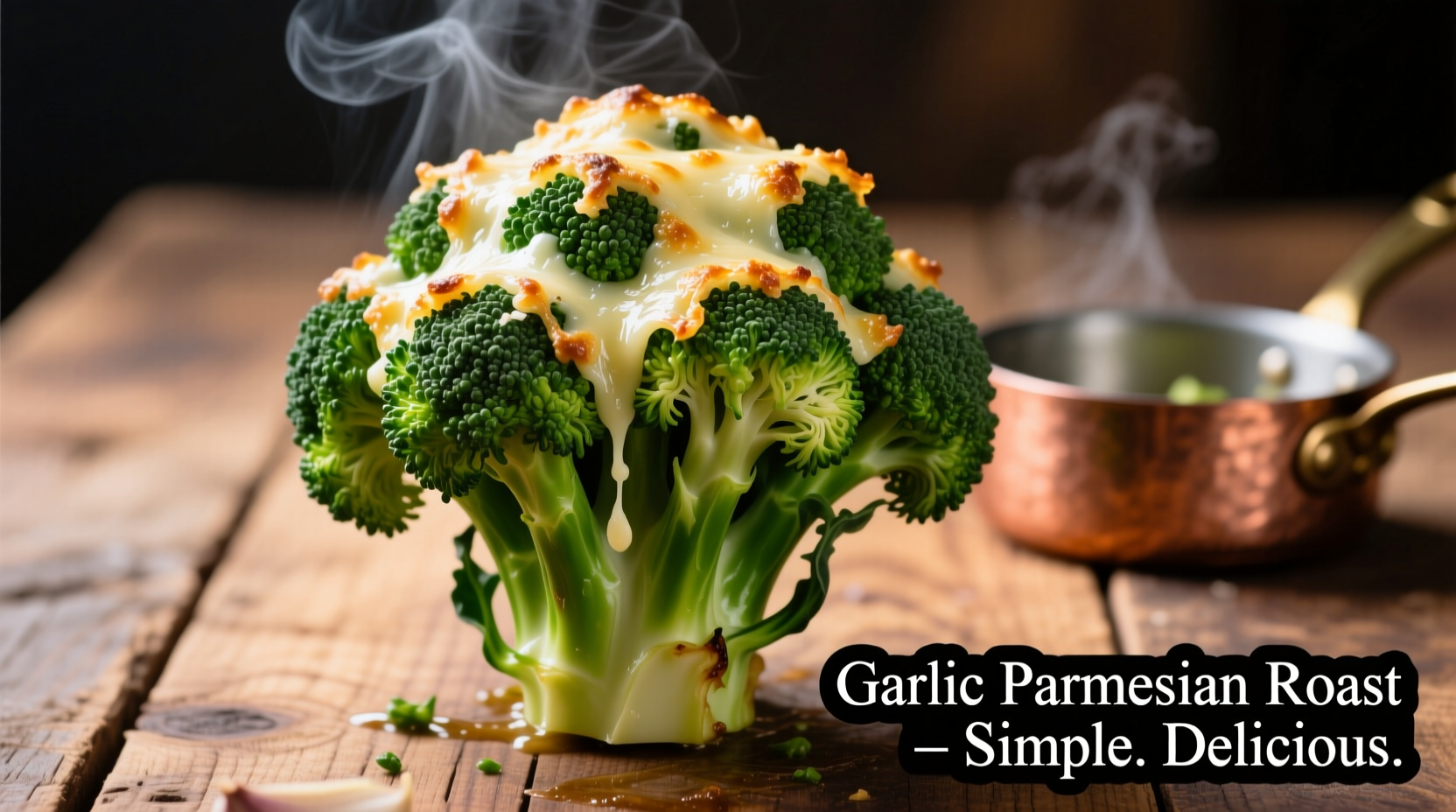 broccoli with garlic and parmesan cheese