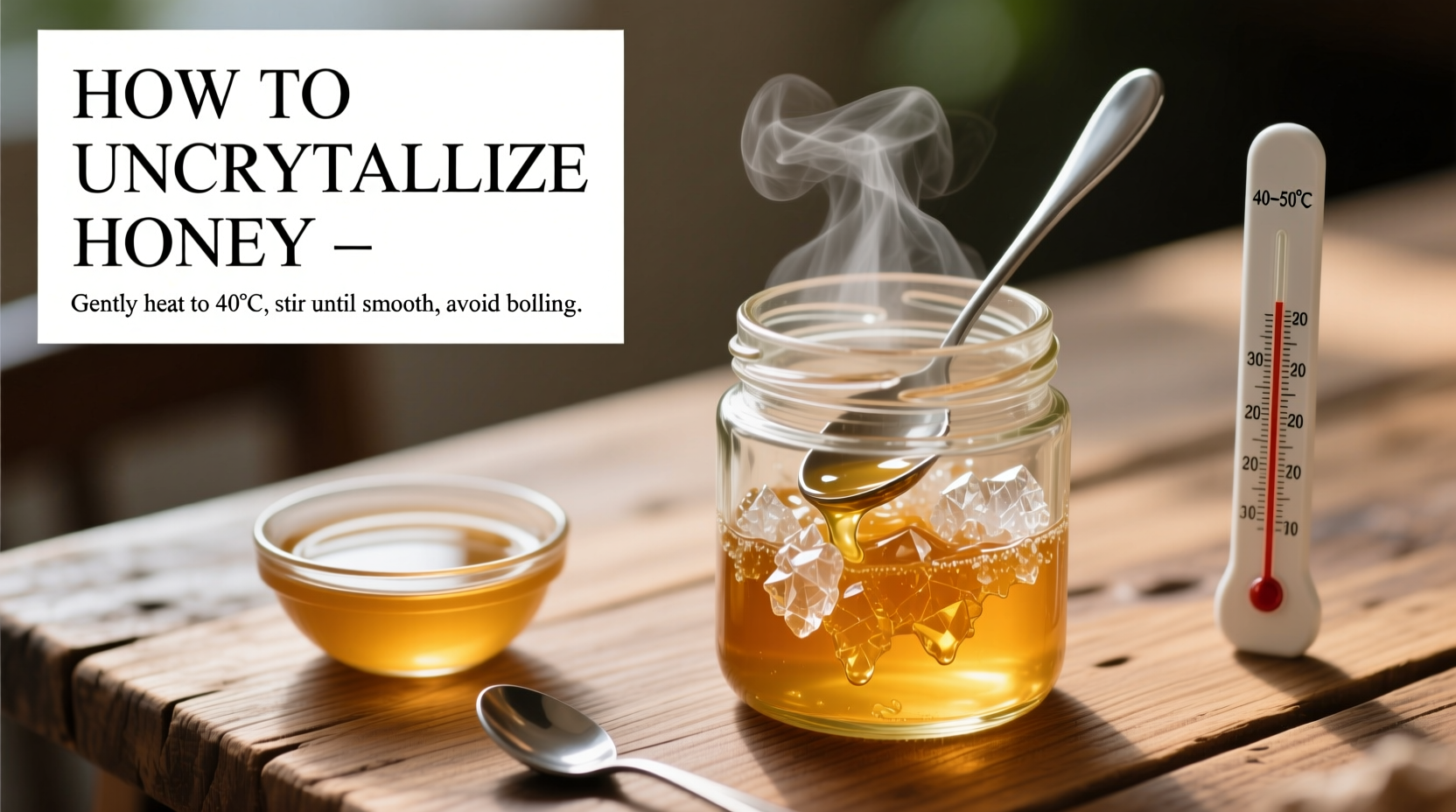 how to uncrystallized honey