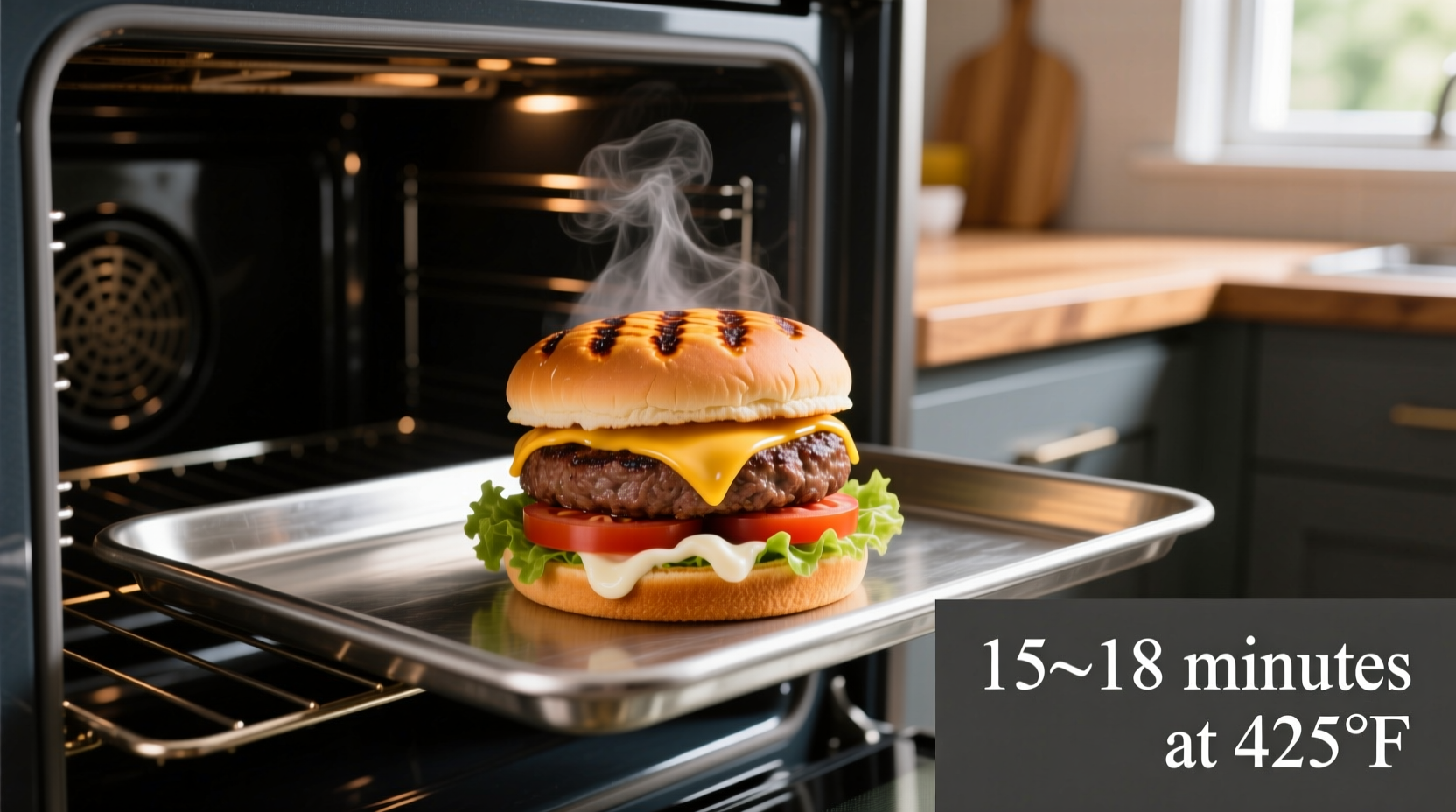 How Long to Cook Burgers in Oven at 425°F (Exact Times)