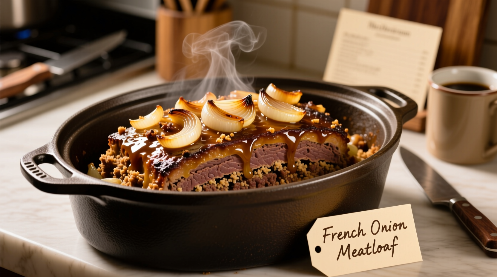 Perfect Crockpot French Onion Meatloaf Recipe in 5 Steps