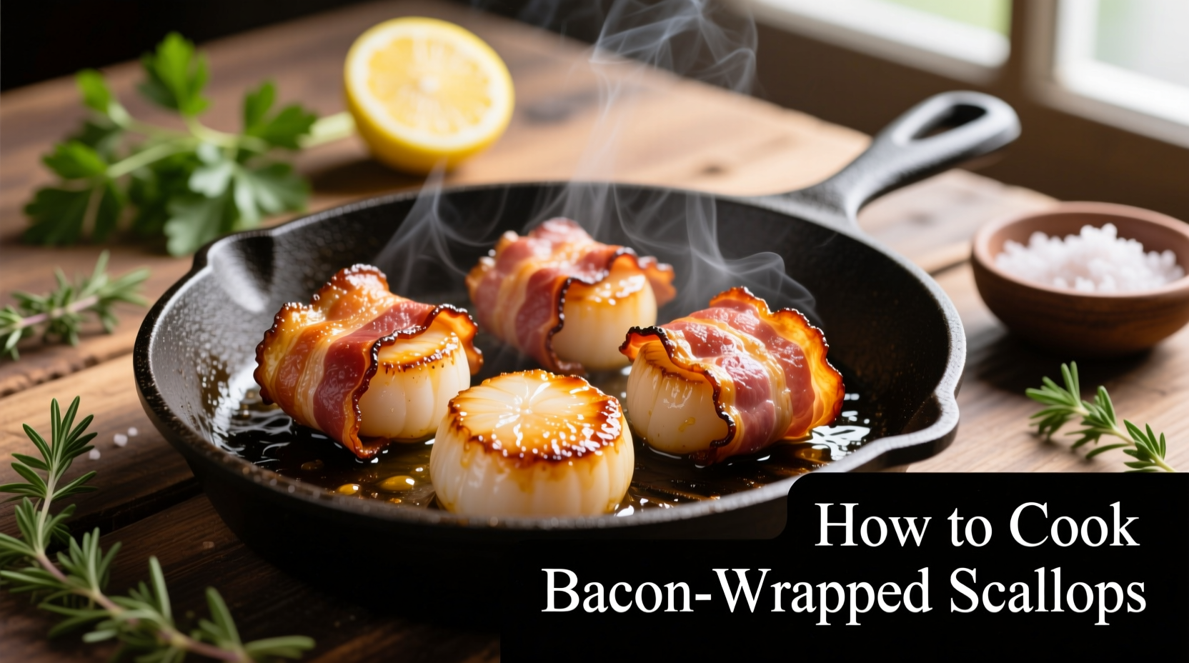 how to cook bacon wrapped scallops