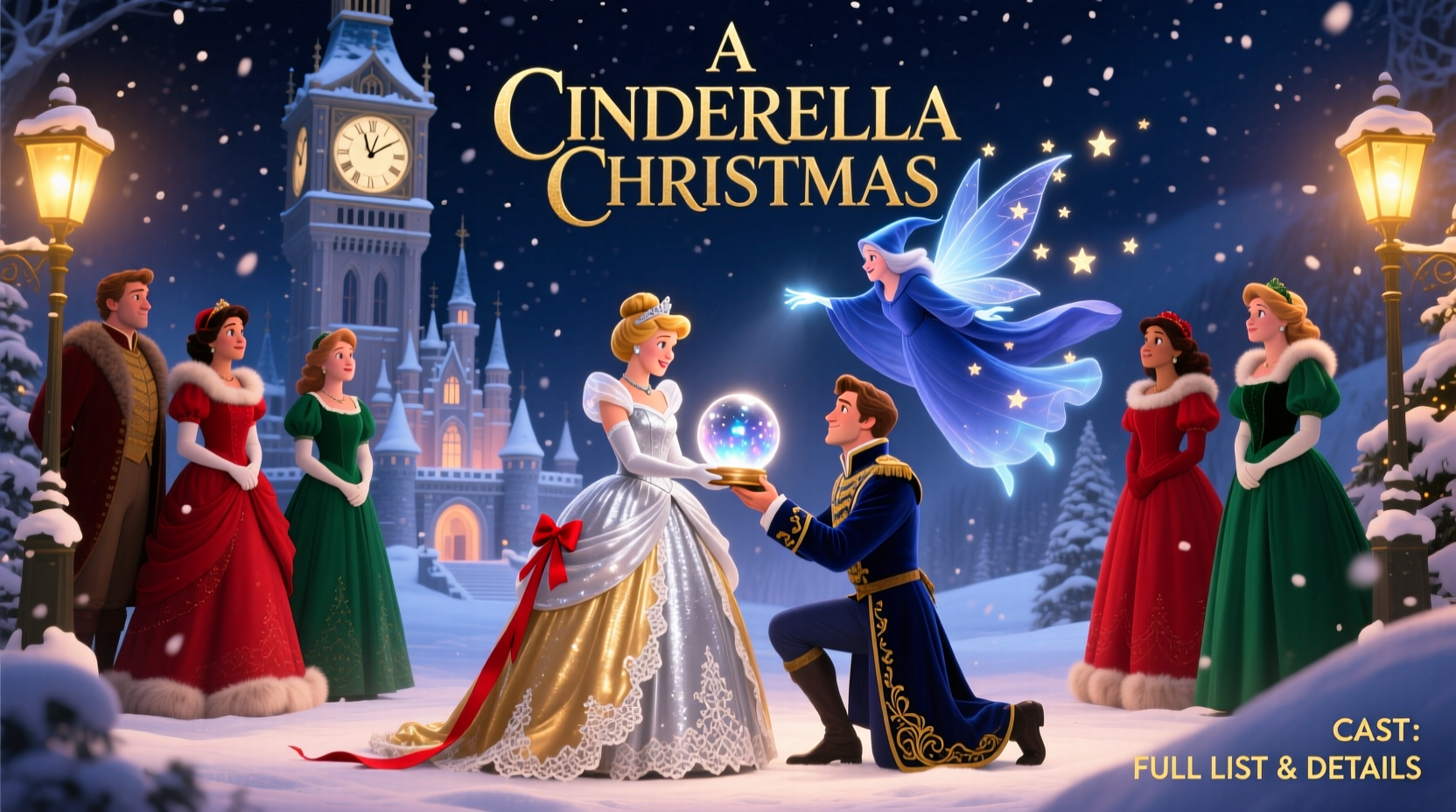 a cinderella christmas cast