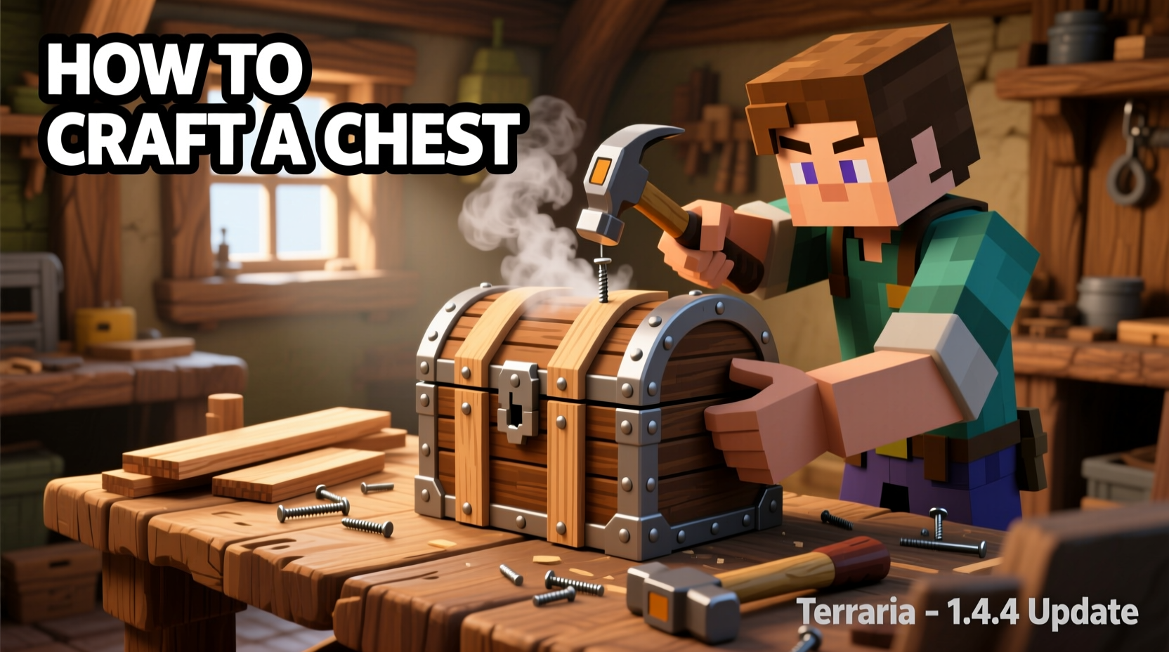 how do you craft a chest in terraria