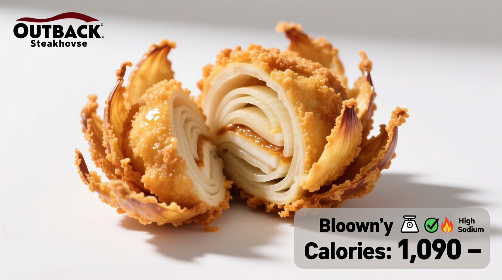 calories in a bloomin onion