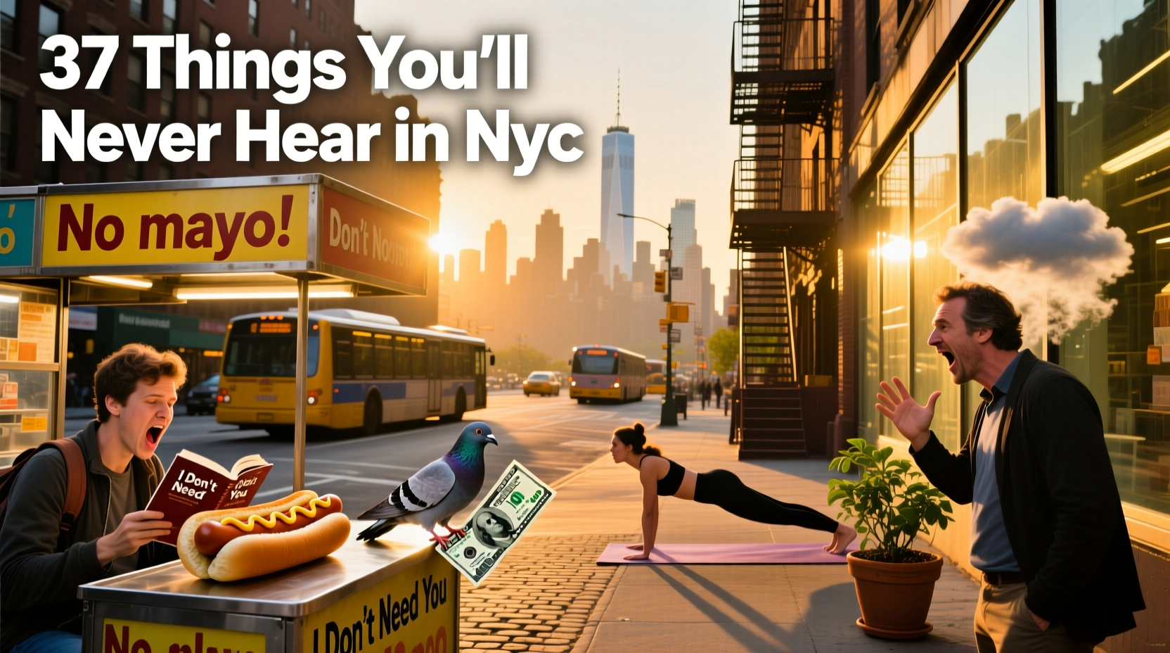 37 Things You’ll Never Hear Someone Say in New York City — Budget Travel Guide