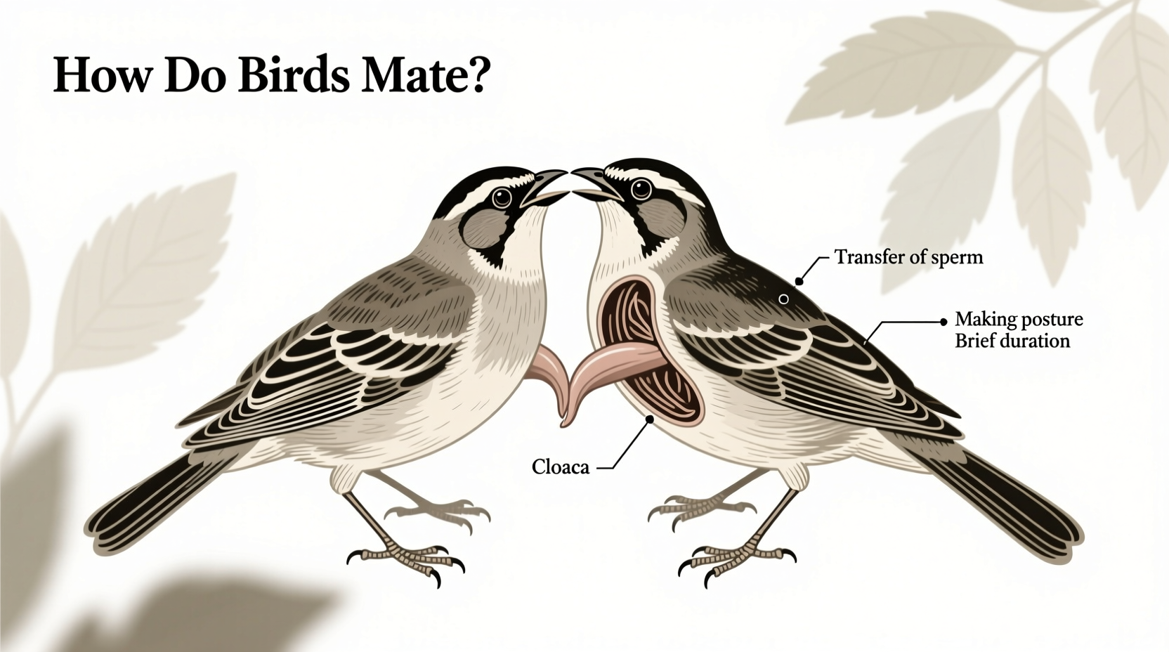 how do birds mate diagram