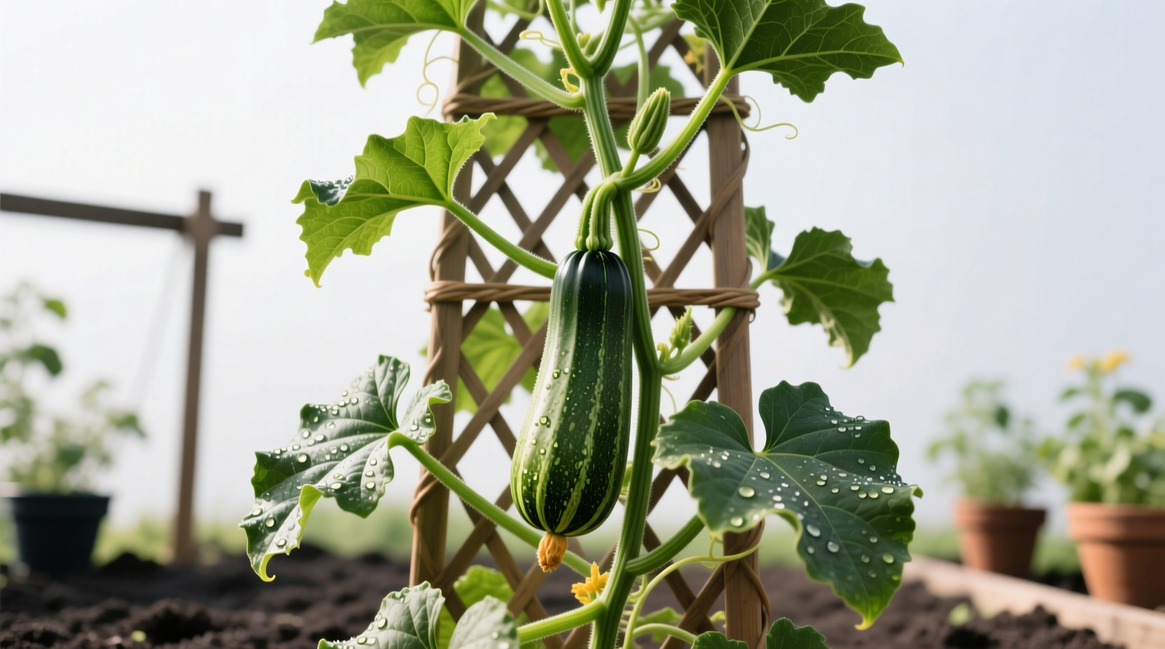 Zucchini Plant Care: Why Vertical Growing Beats Horizontal Every Time