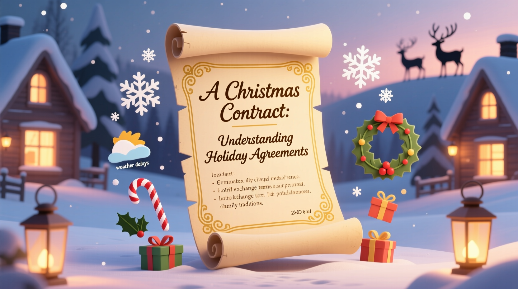 a christmas contract