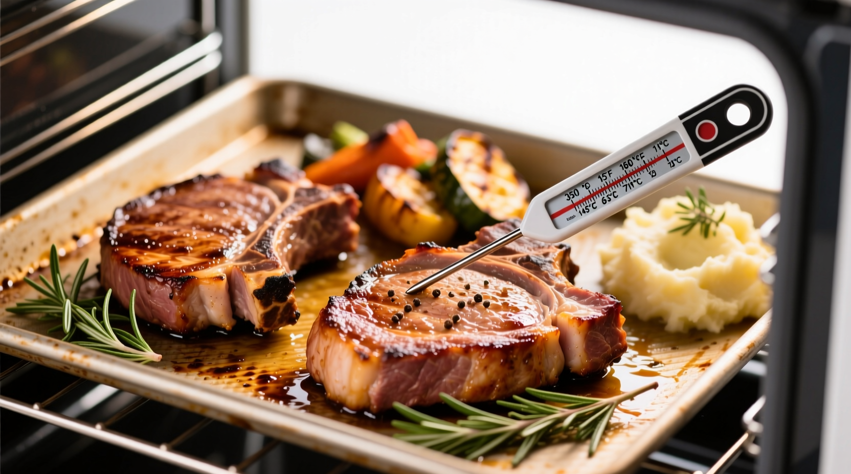 how long to cook pork steaks in oven at 350