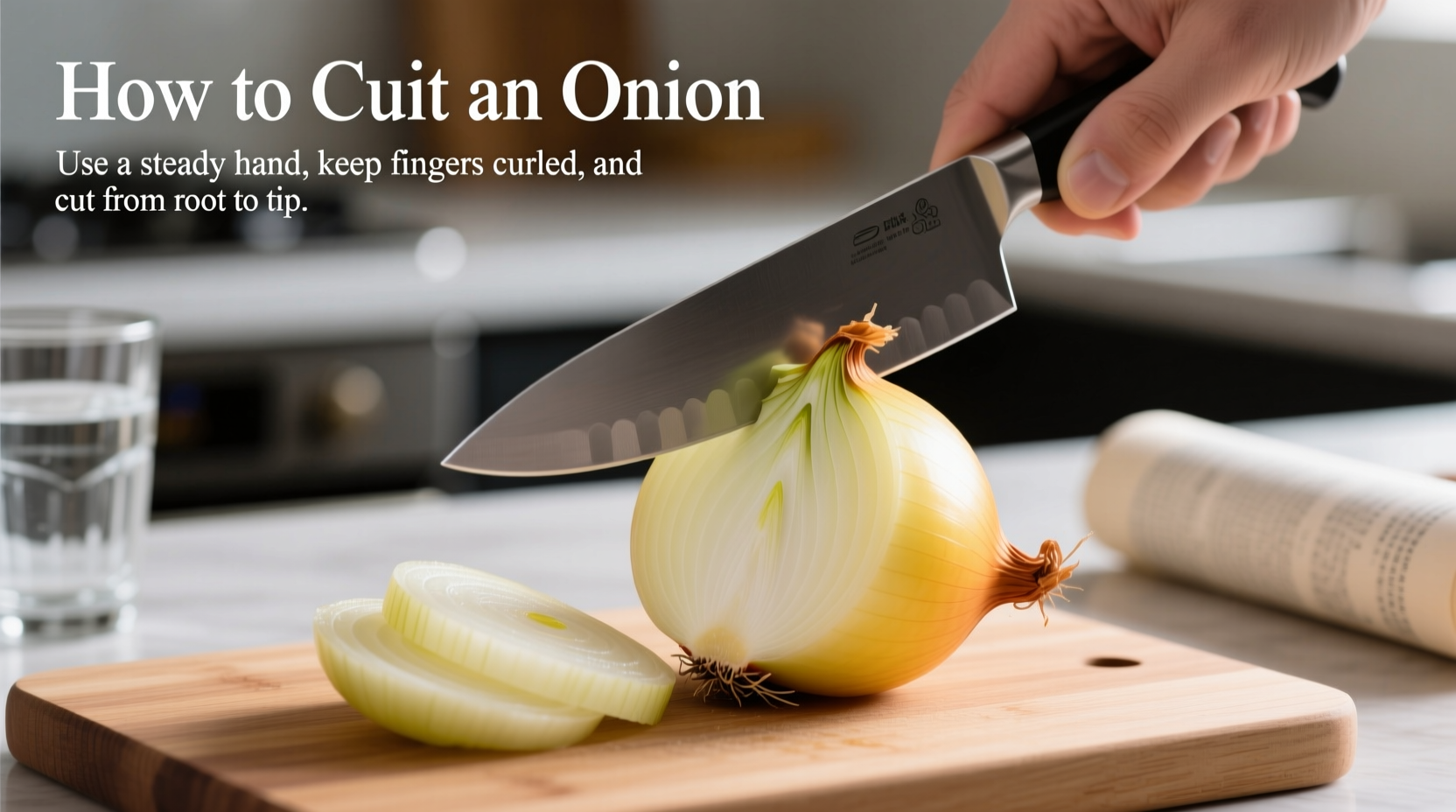 how do you cut a onion