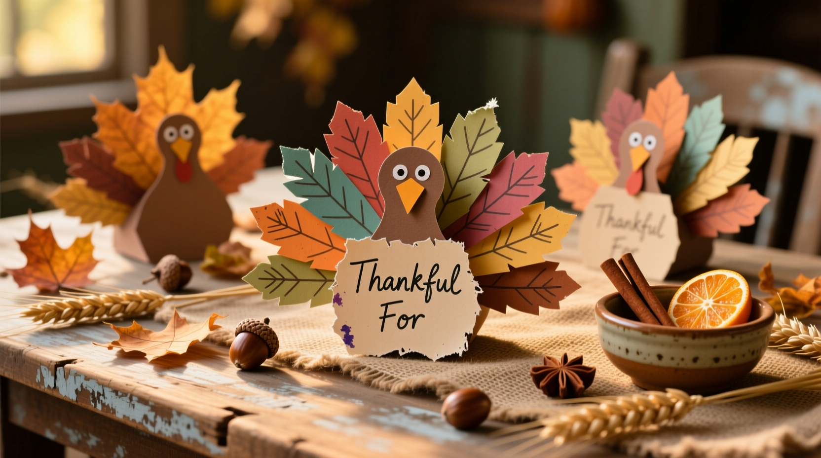 7 Budget DIY Thanksgiving Decorations Anyone Can Make