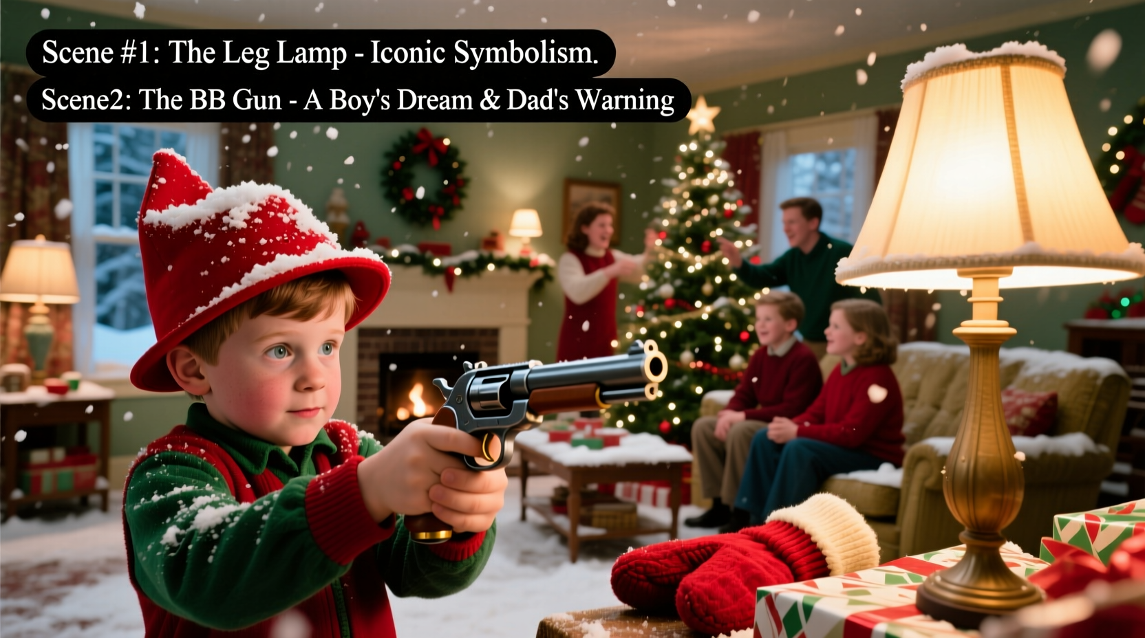 a christmas story movie scenes