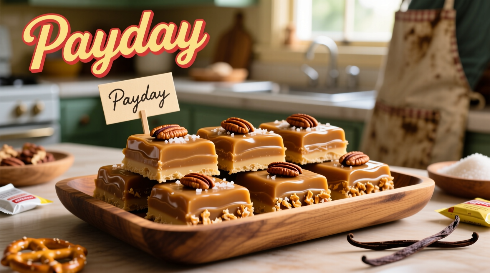 homemade payday candy bars