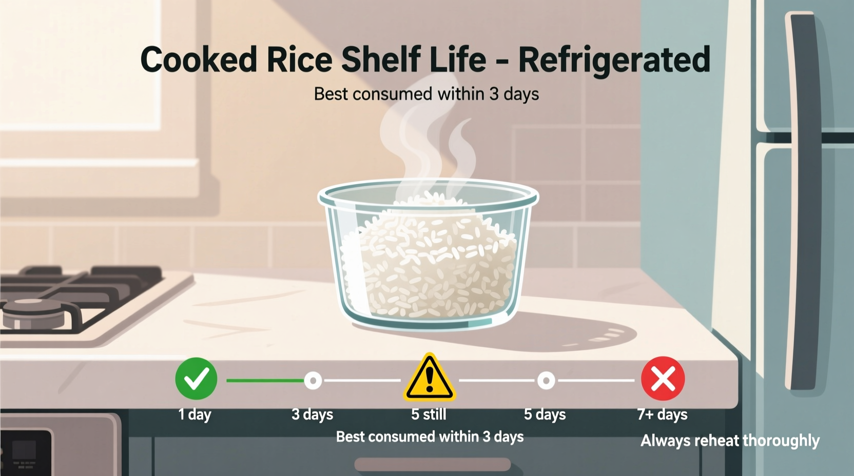 How Long Is Cooked Rice Good for in Fridge? (3-4 Days)