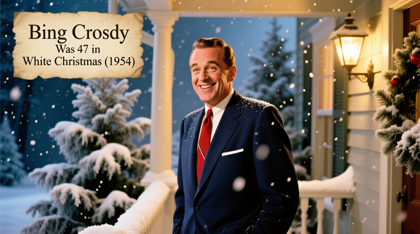 how old bing crosby in white christmas