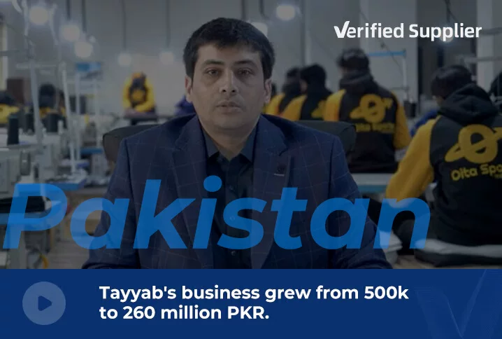 After becoming a Verified Supplier, Tayyab's revenue grew from $500k to $260m PKR.
