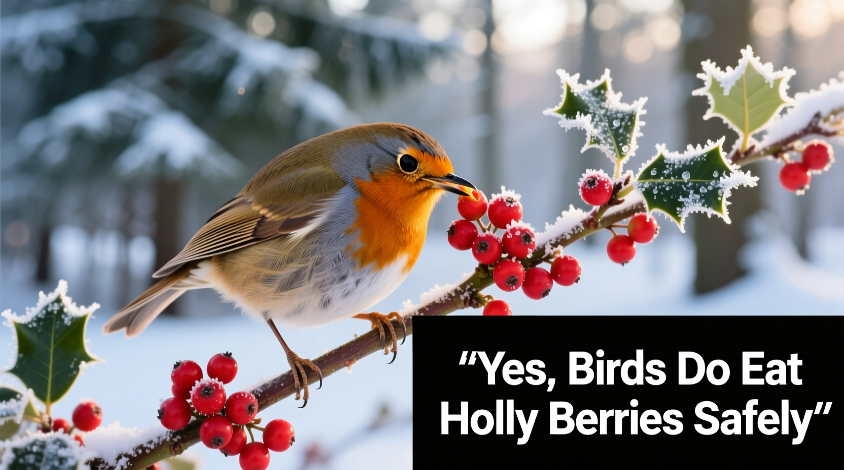 do birds eat holly berries