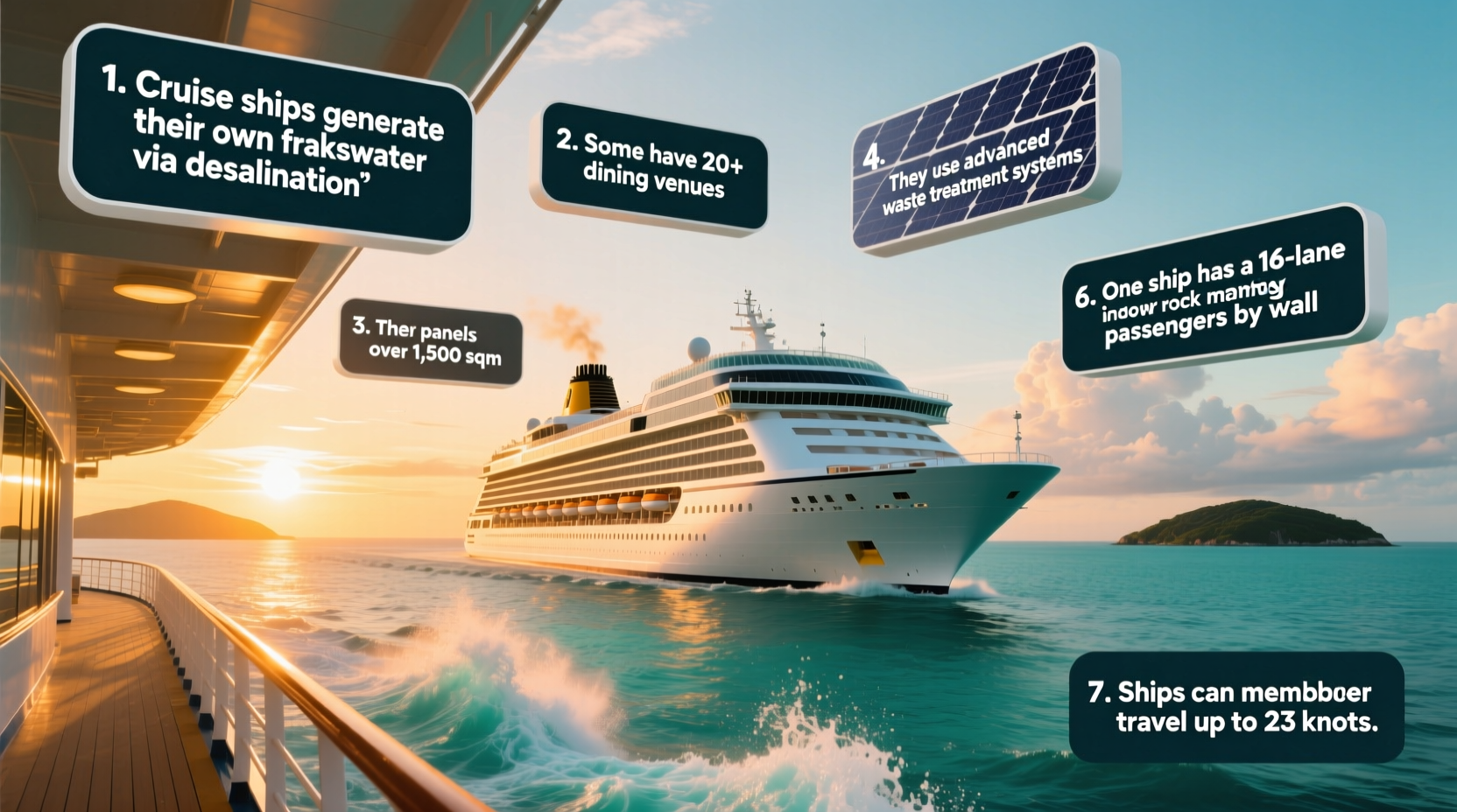 7 Facts Today’s Cruise Ships Will Surprise You: Transport & Logistics Guide