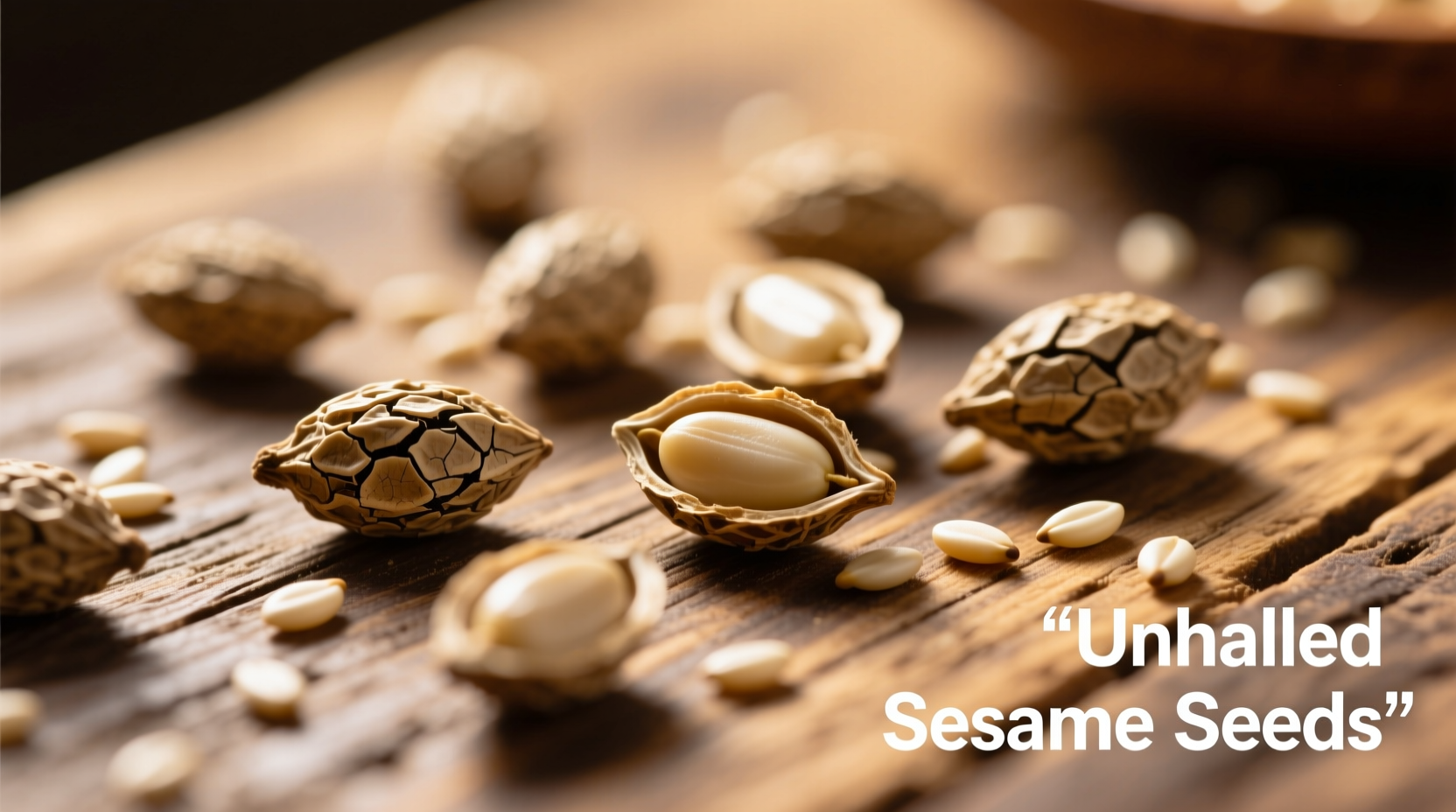 unhulled sesame seeds