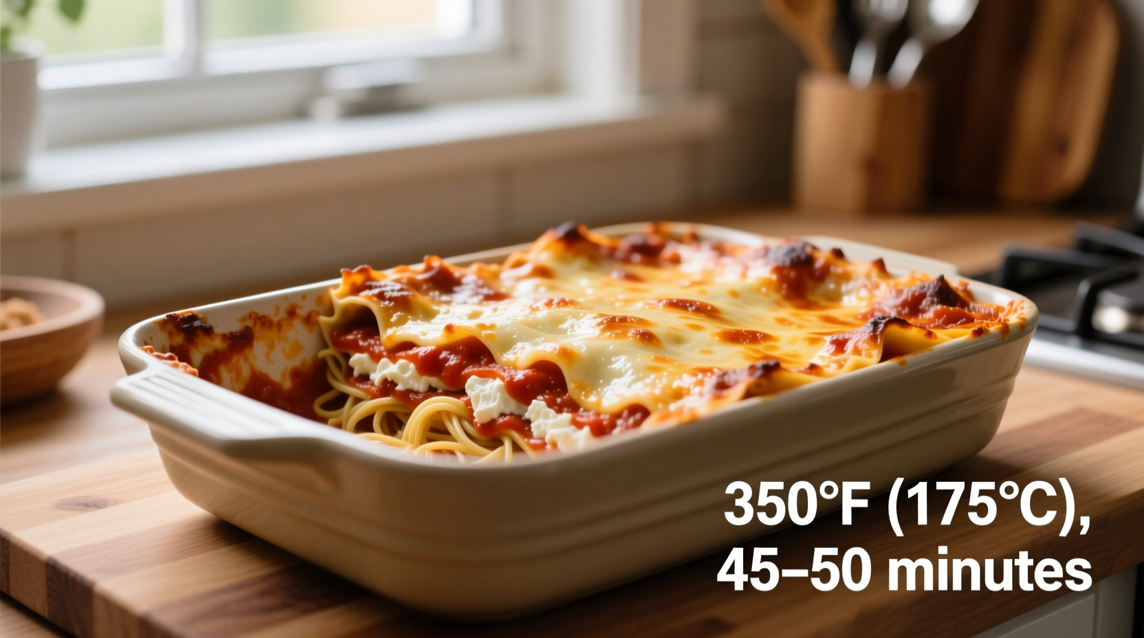 how long to cook lasagna at 350