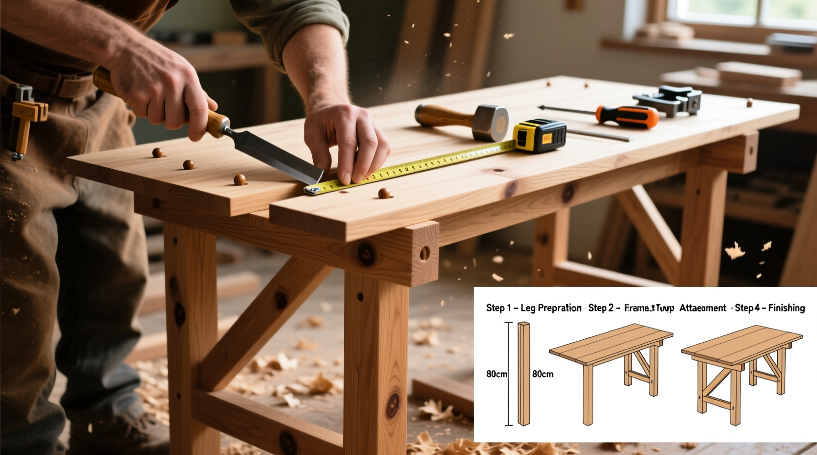 how to craft a crafting table