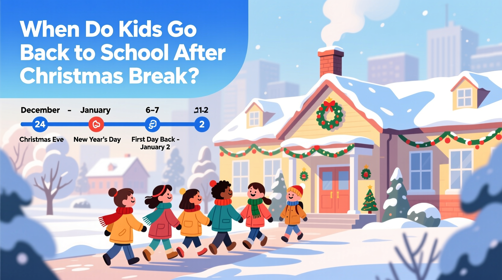 when do kids go back to school after christmas break