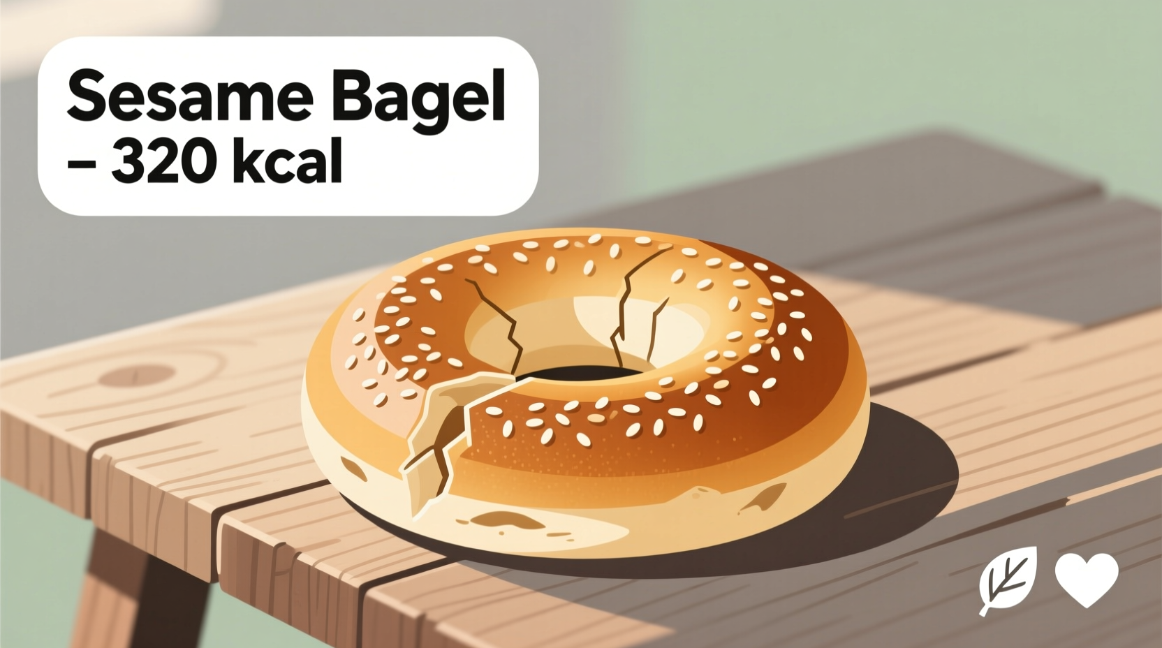 sesame bagel calories