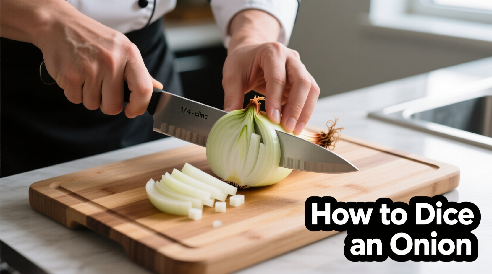 how to dice an onion