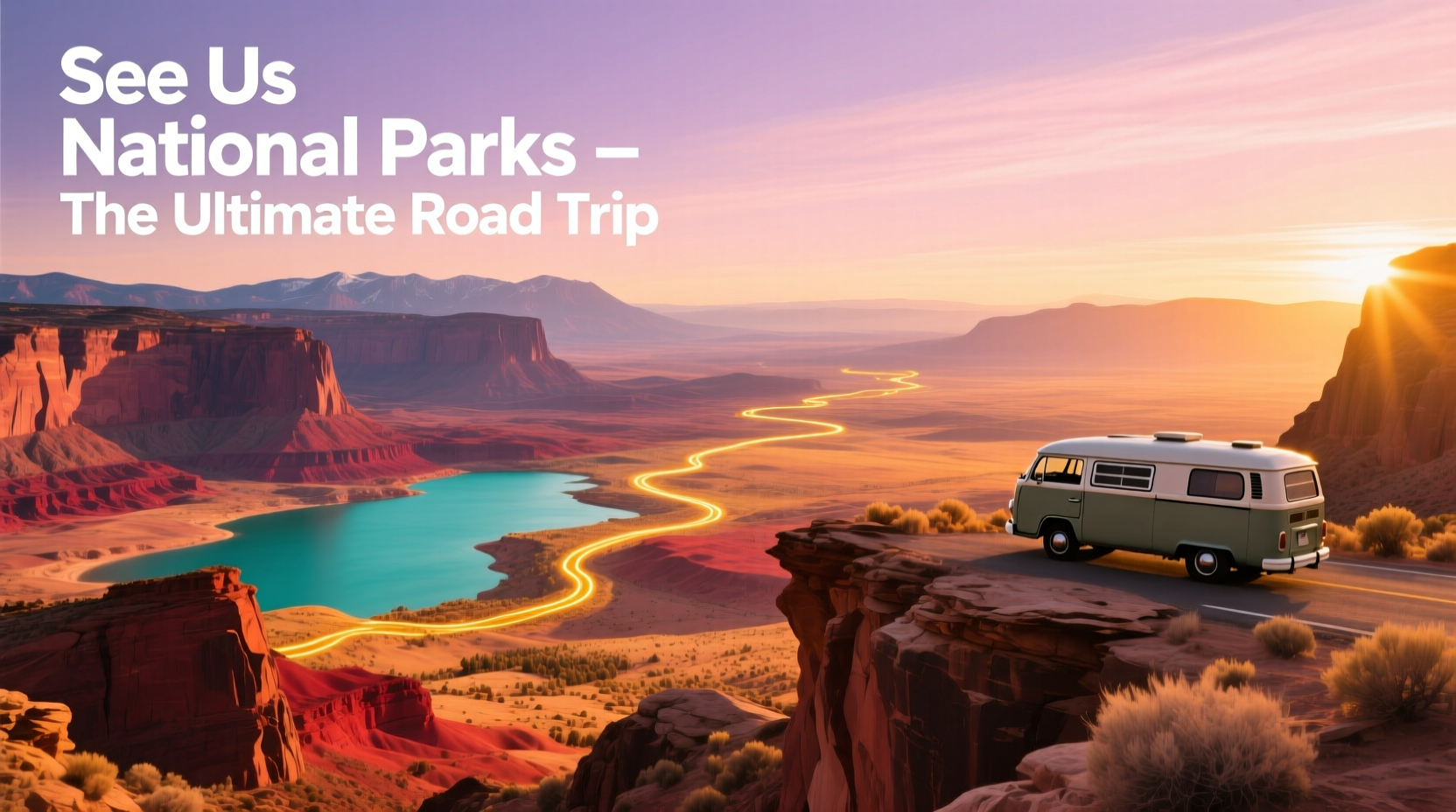 Mapped Optimal Road Trip to See US National Parks: Budget Guide