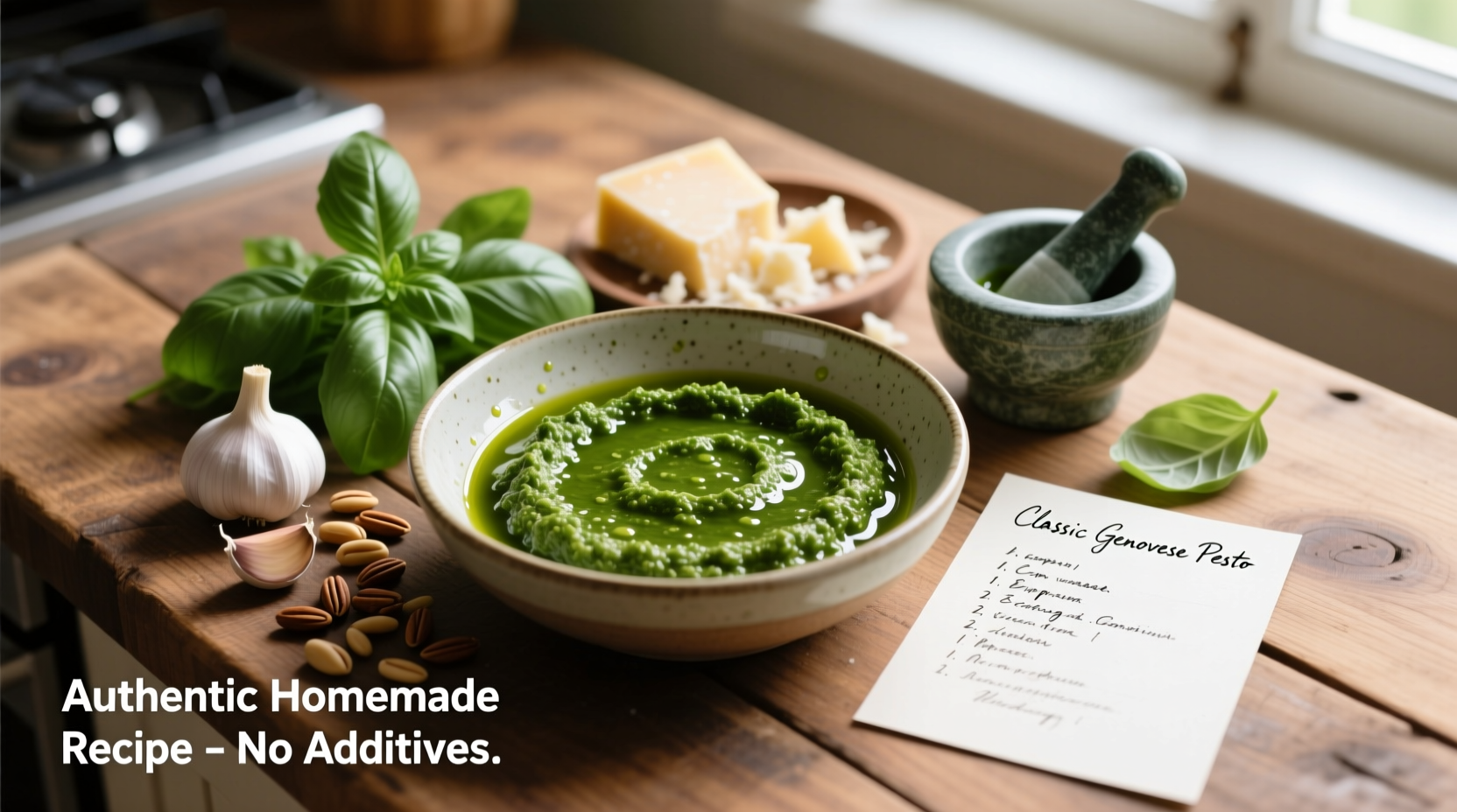 Perfect Homemade Pesto Recipe in 10 Minutes | Fresh & Easy