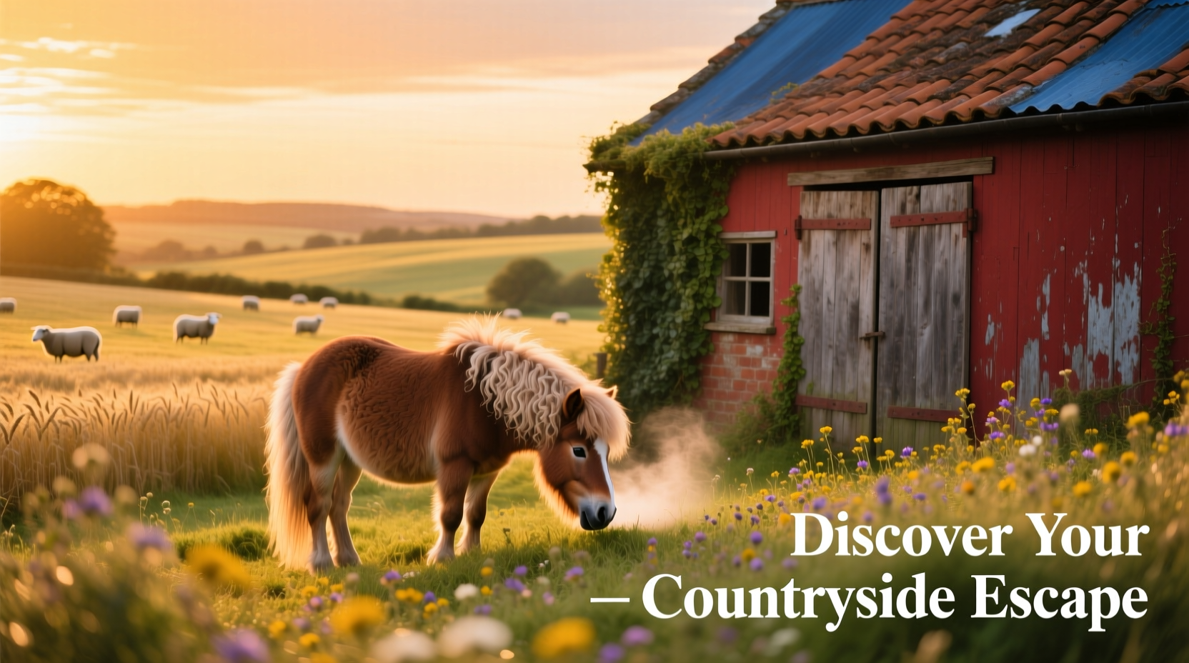 Share Barn English Countryside: Adorable Shetland Pony Airbnb Guide