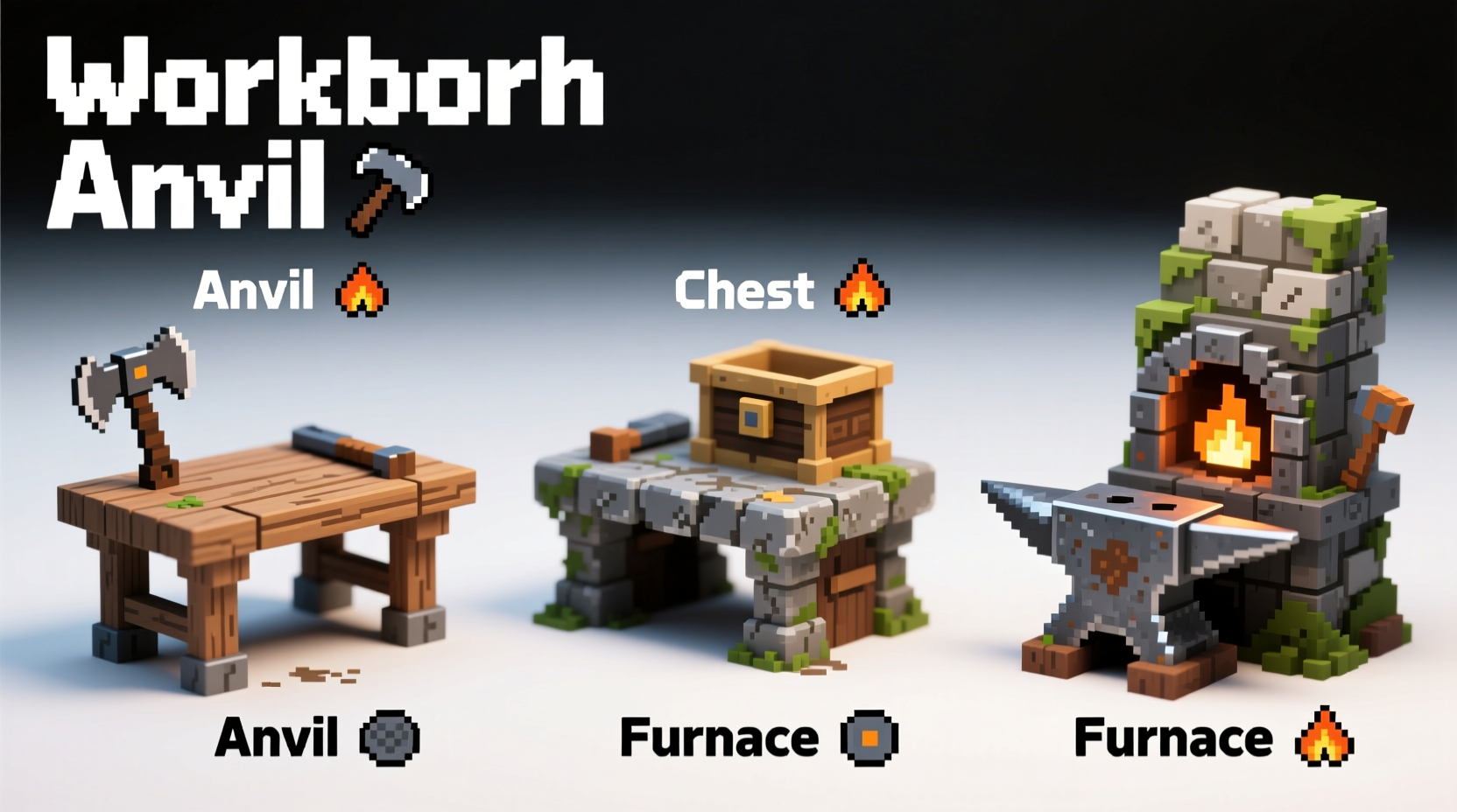 Terraria crafting stations visual guide