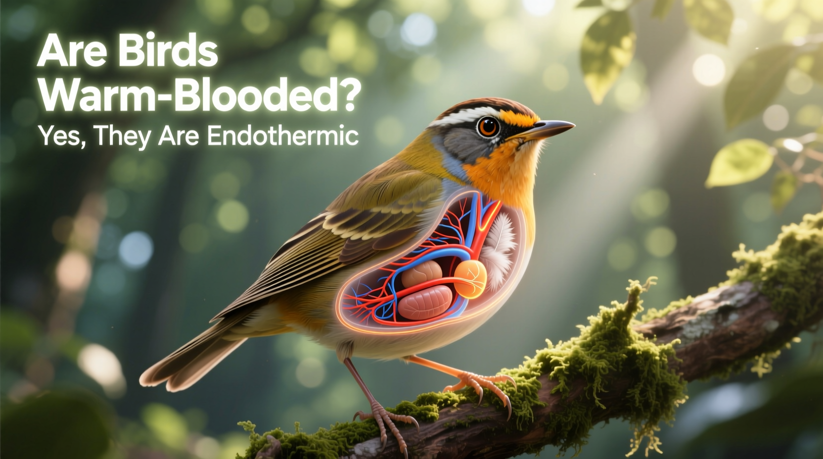 are birds warm or cold blooded